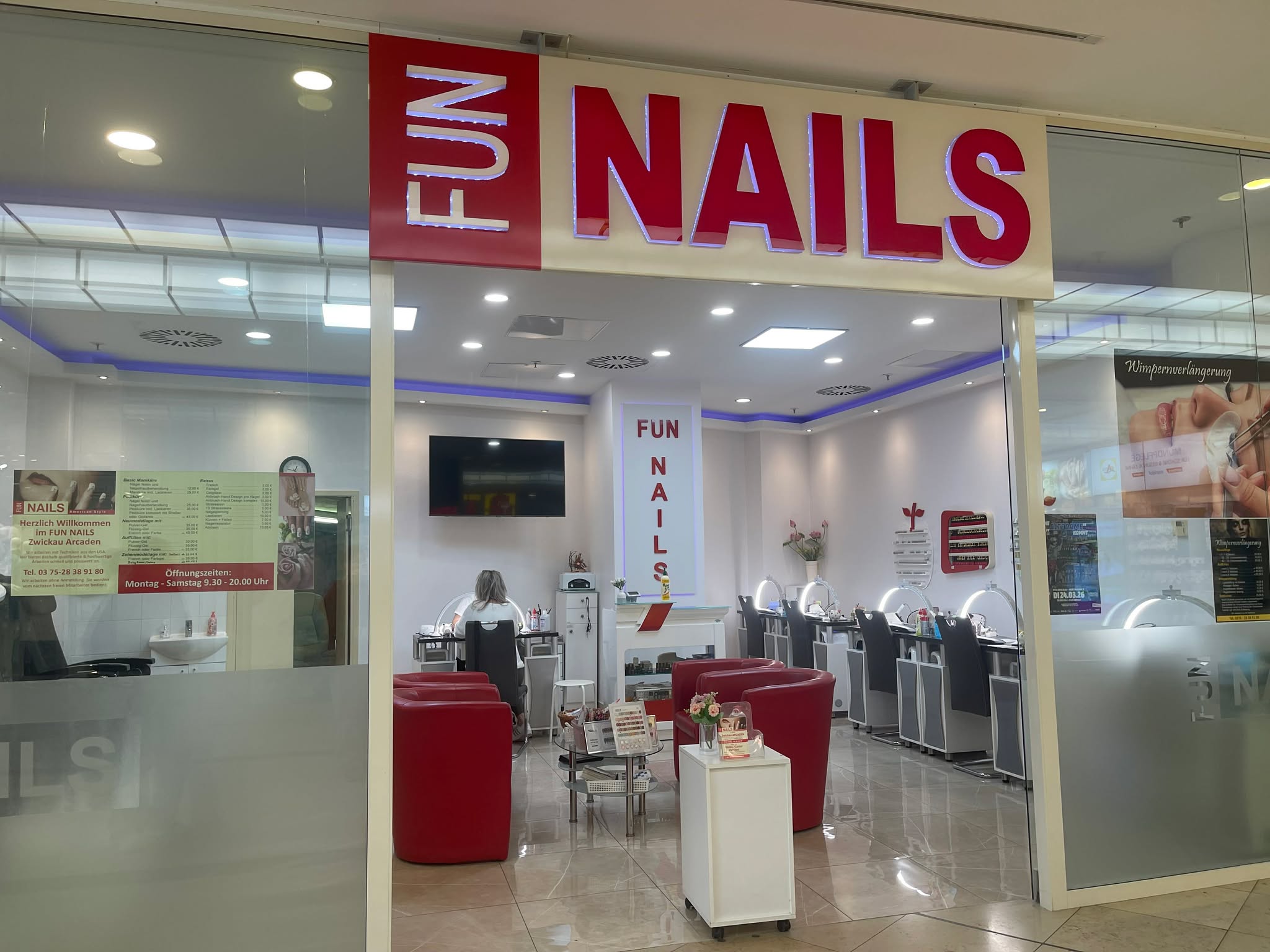 Salonansicht von Fun Nails